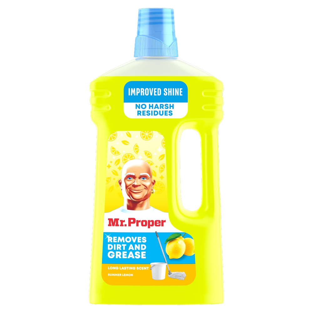 Detergent universal Mr. Proper Clean & Shine, lămâie, 1 l