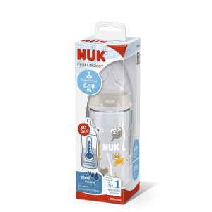 Biberon NUK cu control al temperaturii 300 ml