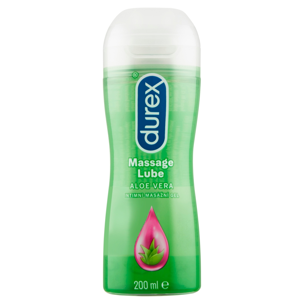 RB (Hygiene Home) Czech Republic Lubrifiant Durex 200ml masaj 2 în 1 Aloe Vera