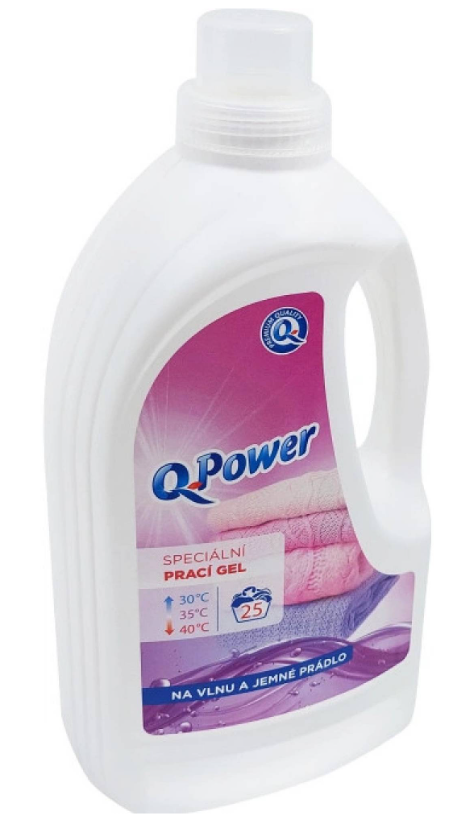 Q Power Gel de spălat special Q-Power pentru lână și rufe delicate 25 PD