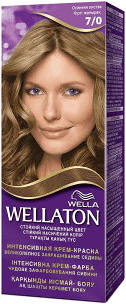 Procter & Gamble Vopsea de păr cremoasă Wellaton 7/0 Blond mediu