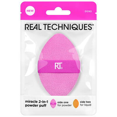 Real Techniques Puf de pudră Miracle 2 în 1