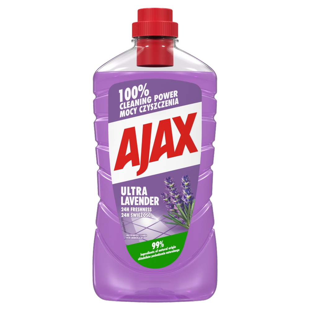 Soluție de curățat Ajax Uni 1L Ultra Lavandă