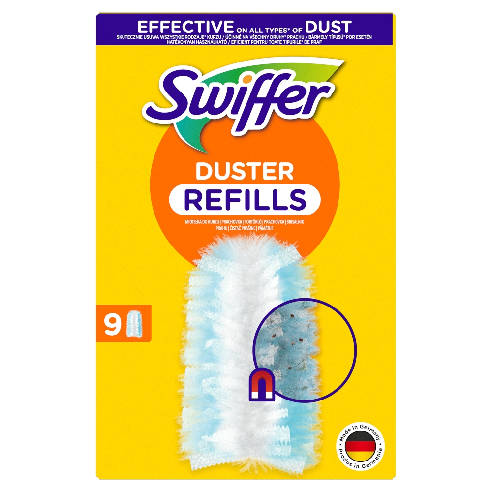 Swiffer Duster, perie de praf de schimb, 9 bucăți