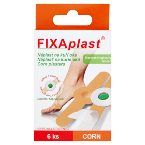 Plasture Fixaplast pentru bătăi (6 buc/cutie)