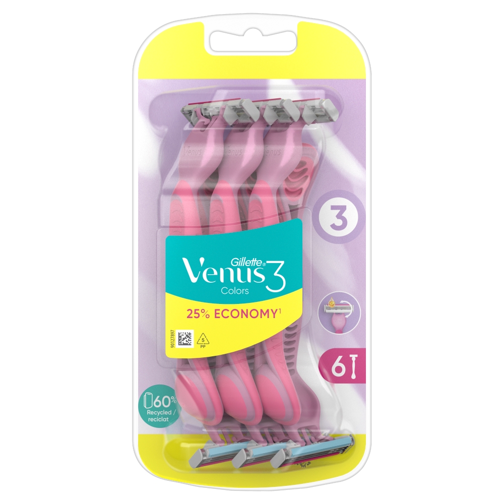 Procter & Gamble Aparate de ras Gillette Venus 3 cu 6 bucăți/blister