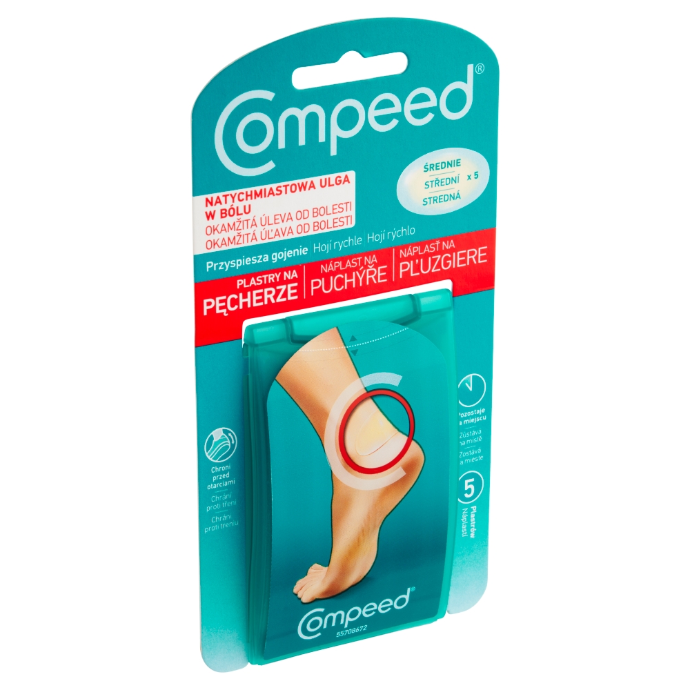 COMPEED Plasture pentru blistere (5 buc/cutie) mediu