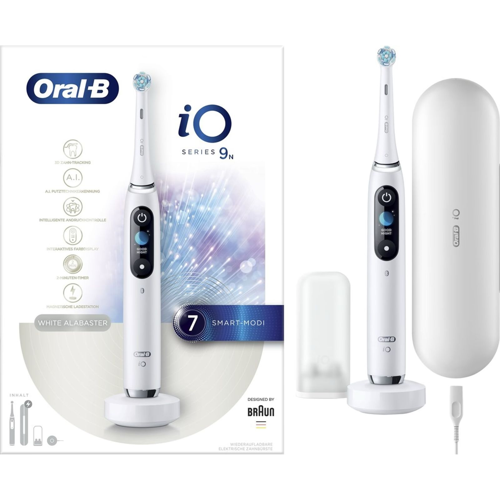Oral-B Periuță de dinți iO Seria 9 Albă