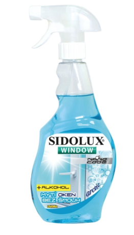Sidolux Window Nano Code Arctic pentru geamuri și oglinzi din sticlă cu spray Nanotechnology 500 ml
