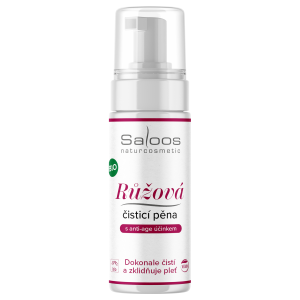 Spumă de curățare roz Saloos BIO 150ml