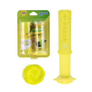 Q Power WC bloc de curățare a petelor 6 doze lămâie