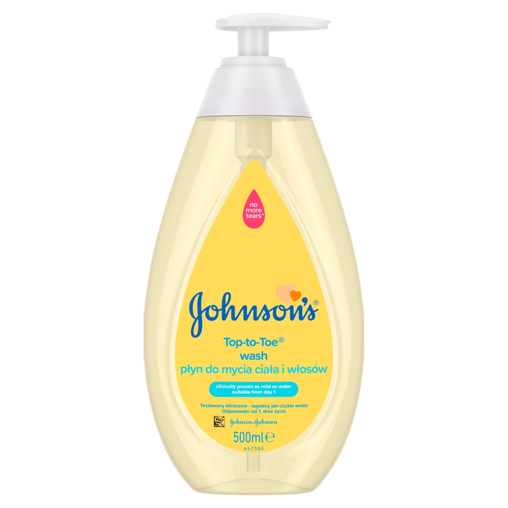 Gel de spălare Johnsons de la cap la picioare 500 ml