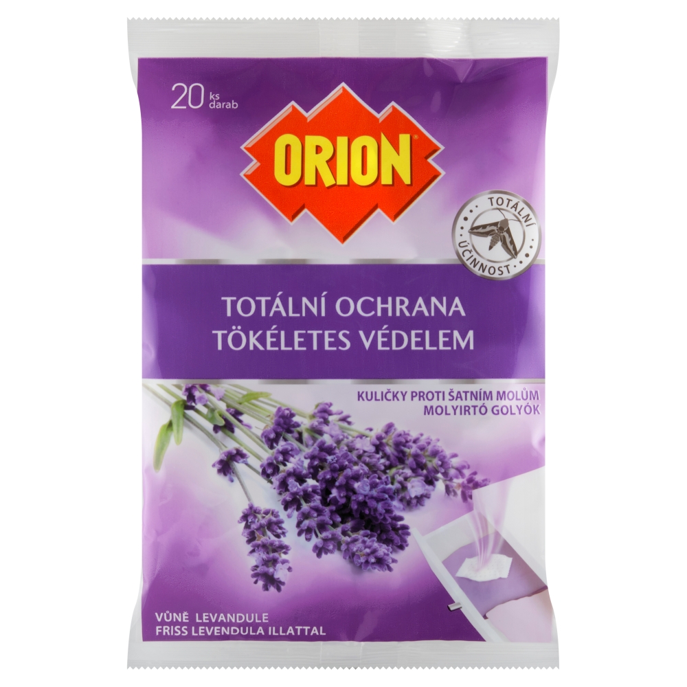 AC MARCA Bile anti-naftalină Orion cu protecție totală - lavandă 20 buc