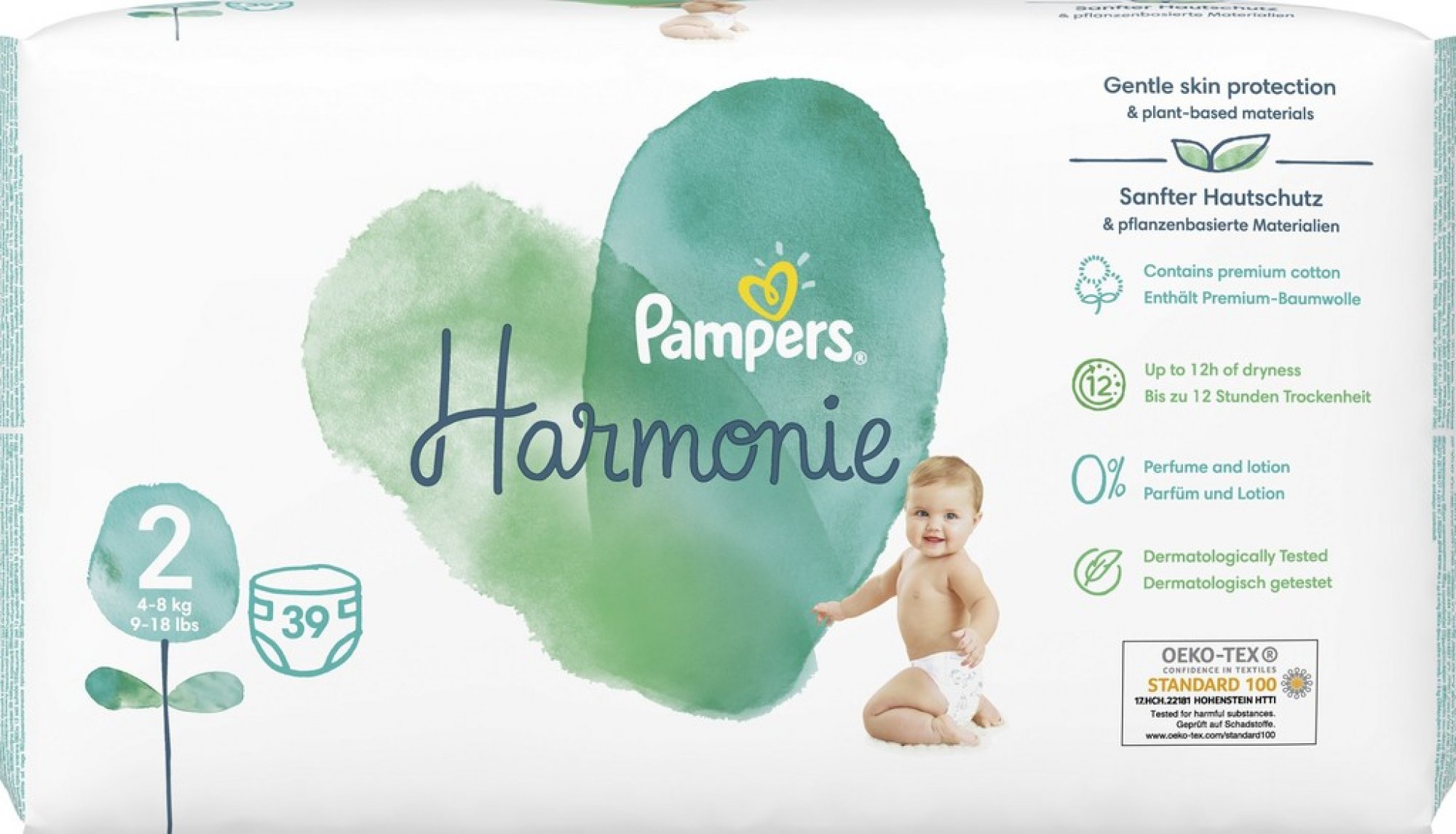 Pampers Harmony 2 39 bucăți