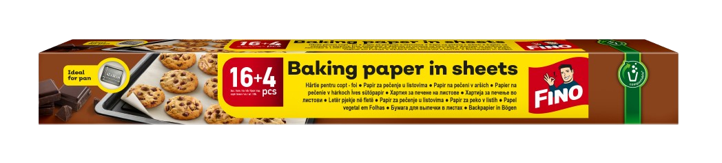 FINO Hârtie de copt - Foi 16+4 buc