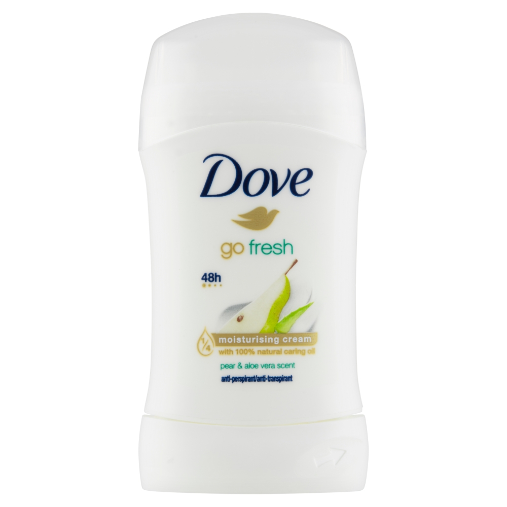 Deodorant stick Dove Go Fresh cu aromă de pere și aloe vera, 40 ml