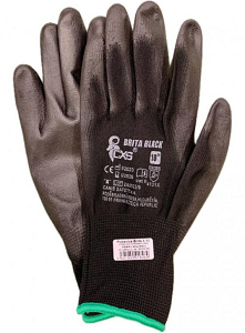 Mănuși de grădină Univ Brita negre nr. 10