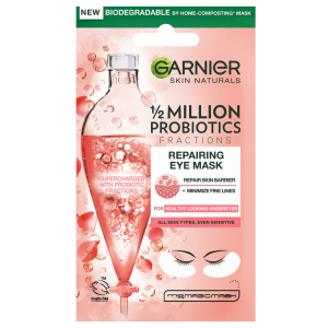 Mască de ochi GARNIER cu kombucha și șervețele
