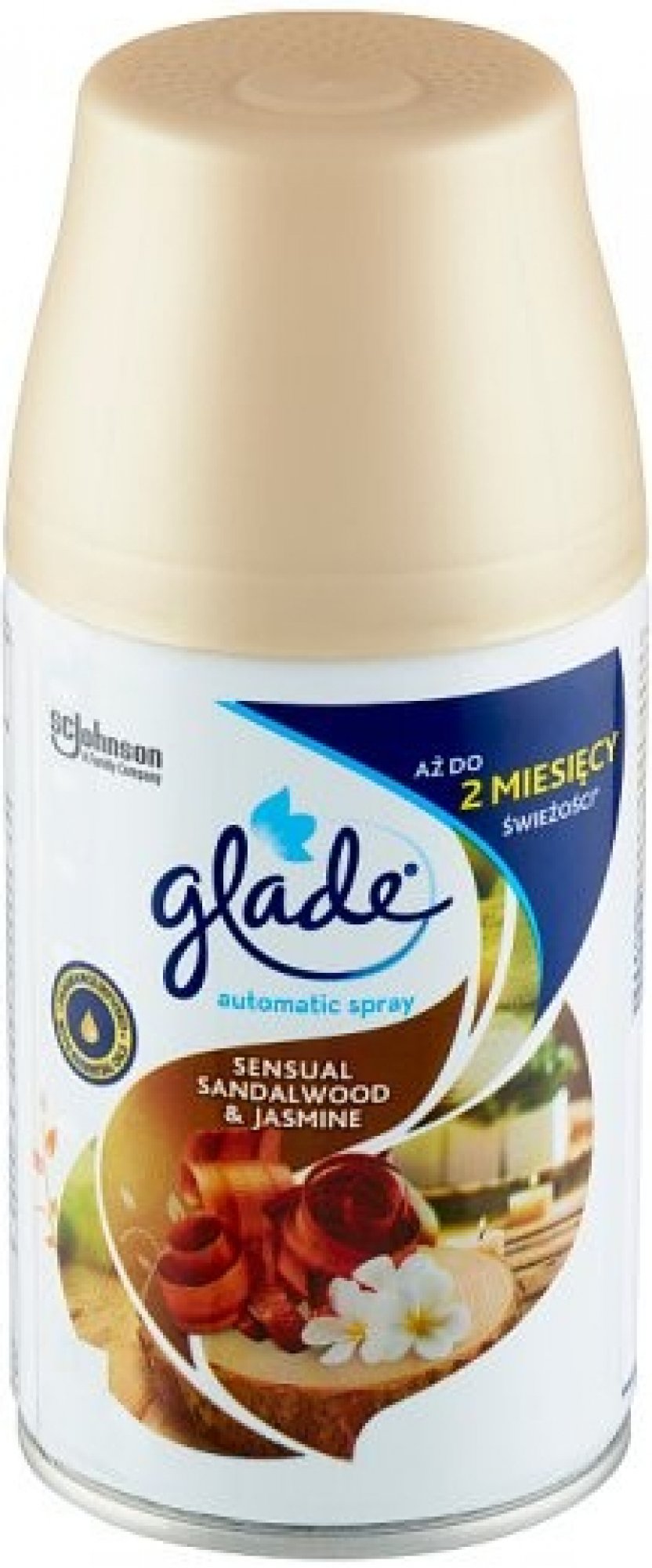 Spray automat Glade Sensual Santal & Jasmine, rezervă 269 ml