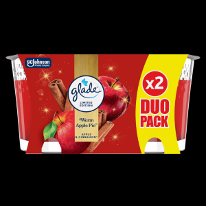 Lumânări Glade DUO 2x112g Plăcintă caldă cu mere