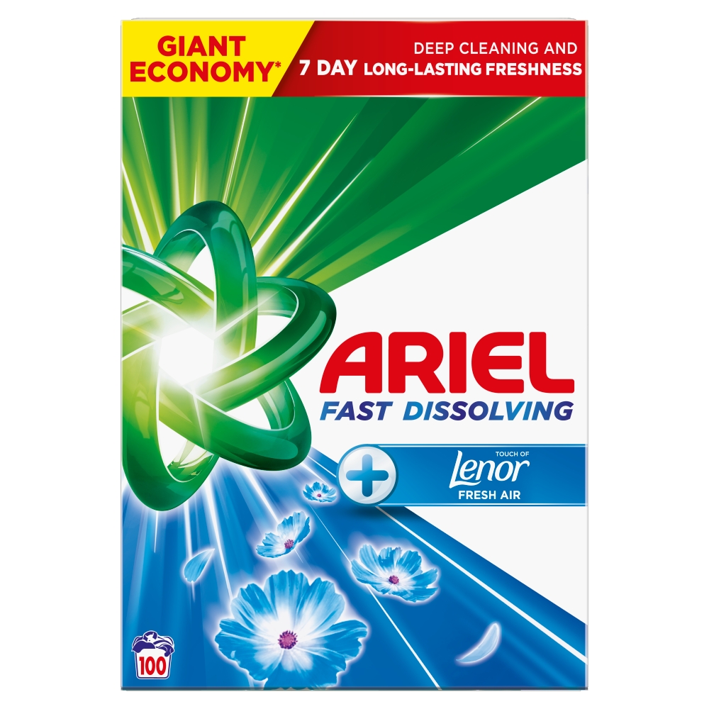 Pudră Ariel Universal Lenor 5,5 kg 100 PD