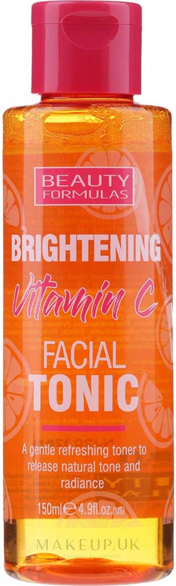 Tonic iluminator cu vitamina C Beauty Formulas 150 ml