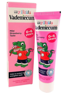 Henkel Pastă de dinți Vademecum 0-6 ani cu gust de căpșuni 50ml