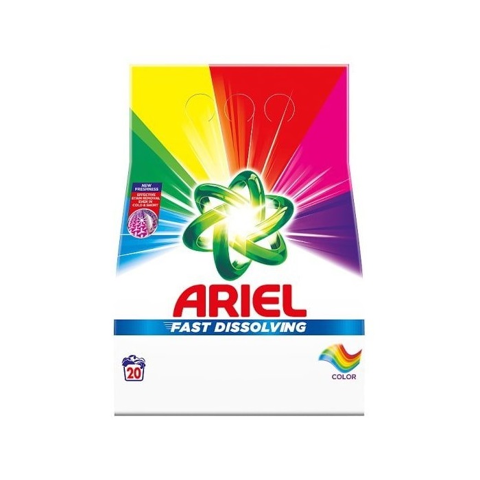 Pudră Ariel 1,1 kg 20 buc. Colorant