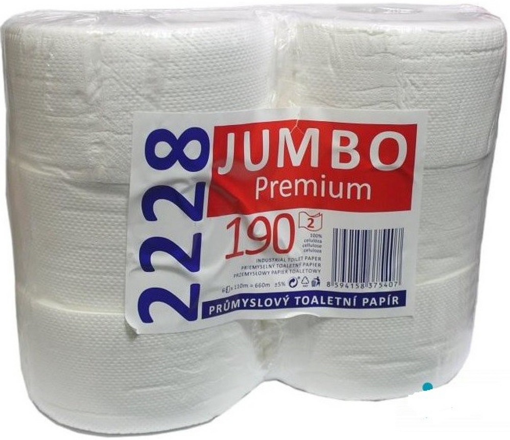 Linteo JUMBO Premium 190, celuloză, 2 straturi