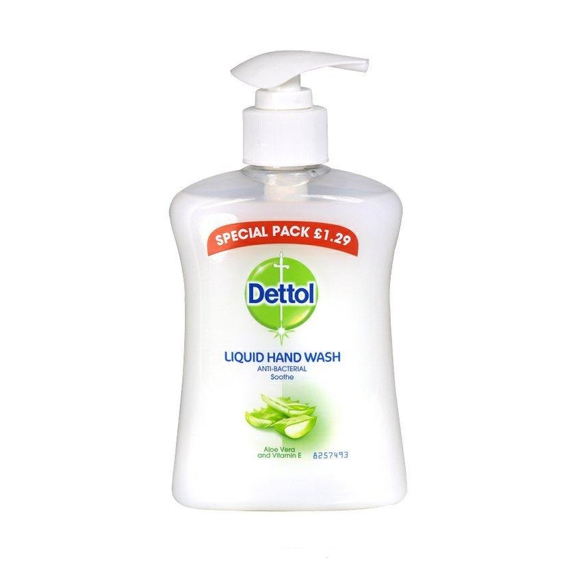 Săpun lichid Dettol 250ml Aloe + Vitamina E