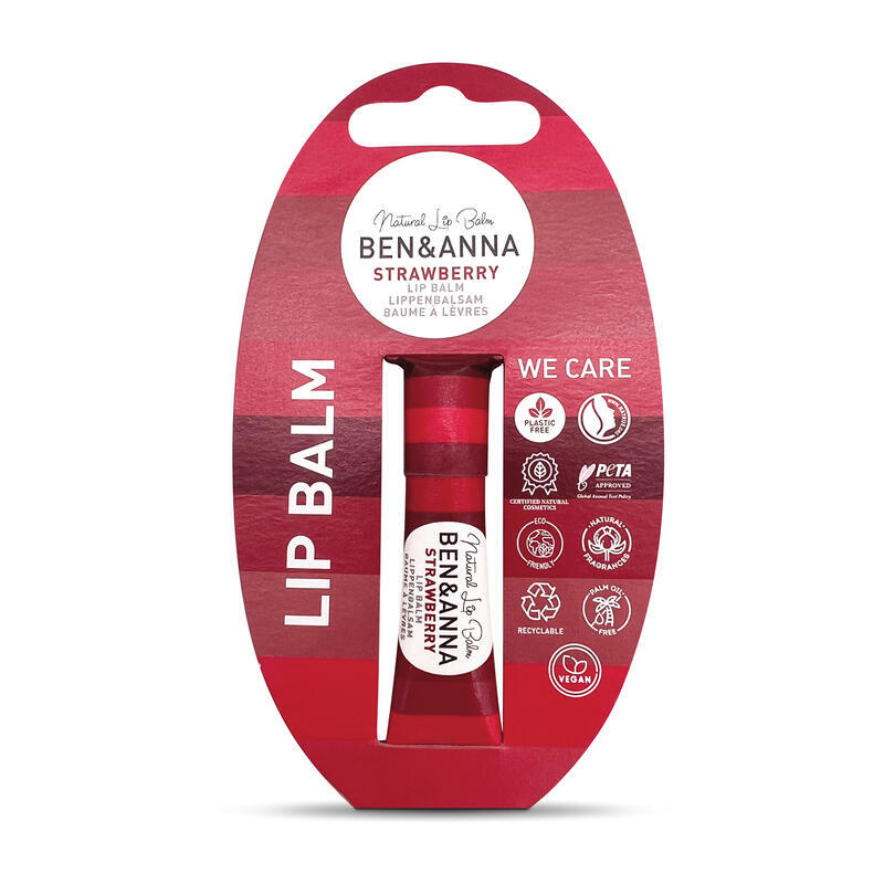 Balsam de buze BEN&ANNA CĂPȘUNI 6 g