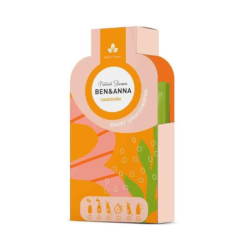 BEN&ANNA SANDDORN Șampon granule, 2 × 20 g;