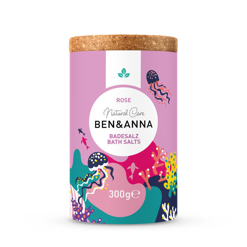 Sare de baie BEN&ANNA Rose 300 g
