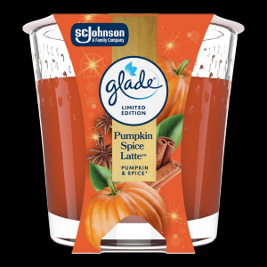 Lumânare Glade 112g Latte cu dovleac și mirodenii