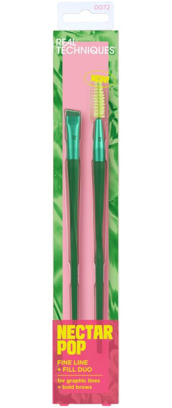 Duo de pensule pentru ochi și sprâncene REAL TECHNIQUES