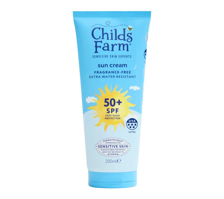 Cremă de protecție solară CHILDS FARM cu SPF 50+, 200 ml