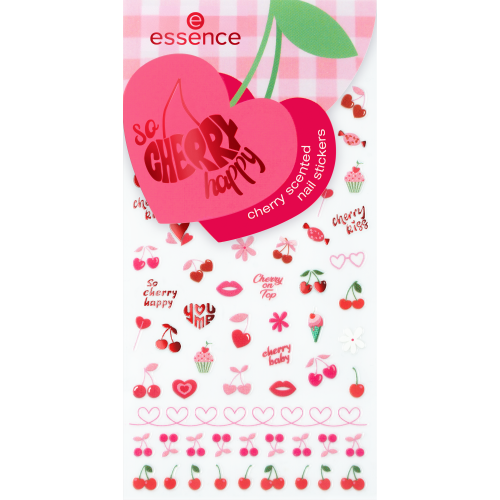 Autocolante pentru unghii cu aromă de cireșe happy cherry essence SO CHERRY