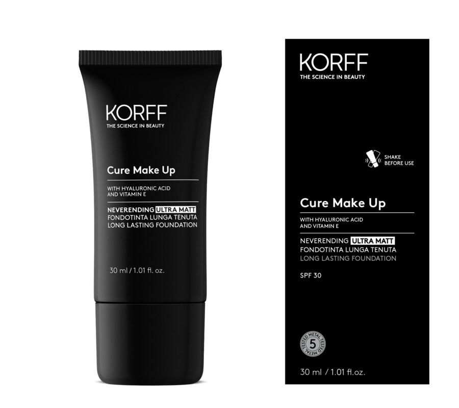 KORFF MACHIAJ MAT DE LUNGĂ DURATĂ NEVERENDING SPF 30 04, 30 ml