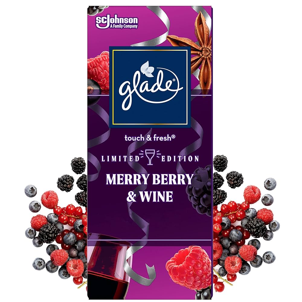 Refill Glade One Touch 10ml Merry Berry & Wine Bucs
