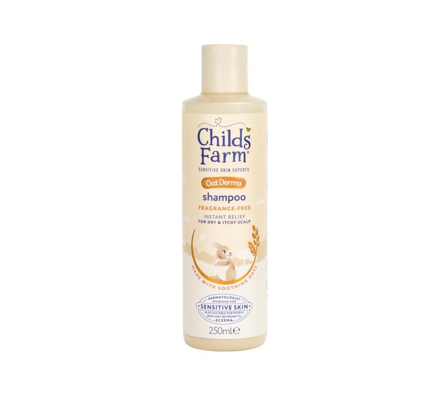 Șampon CHILDS FARM Oat Derma fără parfum, 250 ml