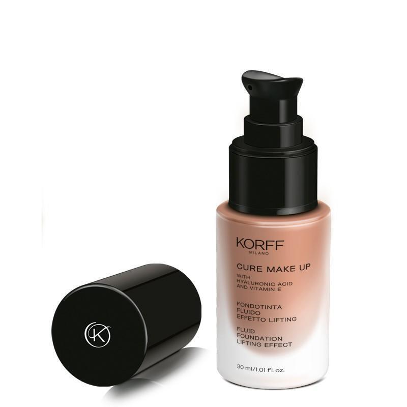 Fond de ten fluid Korff Cure Make Up, efect lifting 04, 30 ml
