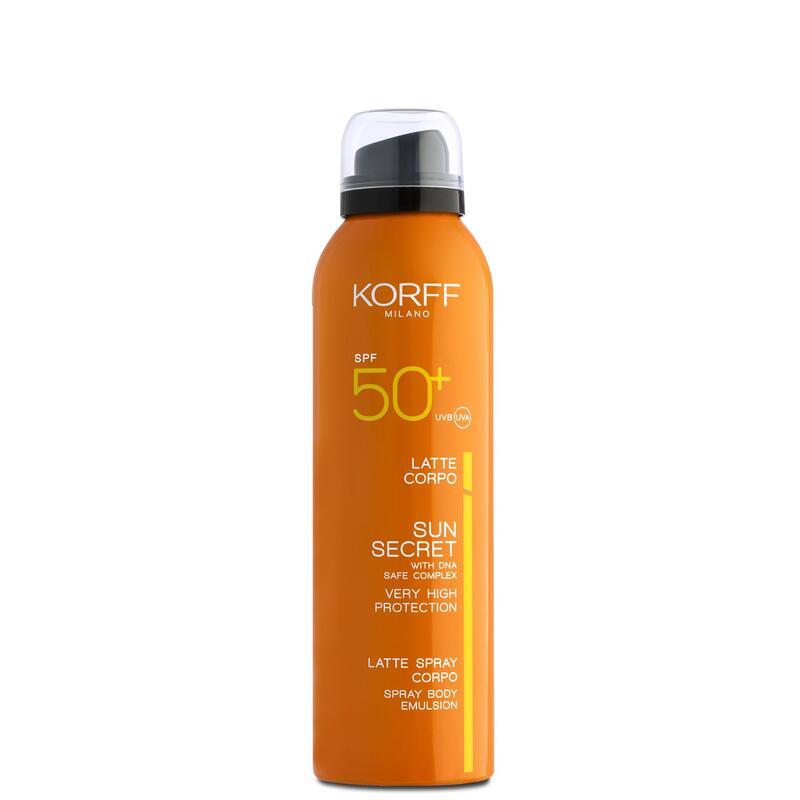 Loțiune de corp spray Korff Sun Secret cu SPF 50+ 200 ml