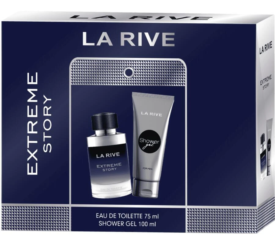 Set LA RIVE Extreme Story, edt 100 ml + SG 100 ml