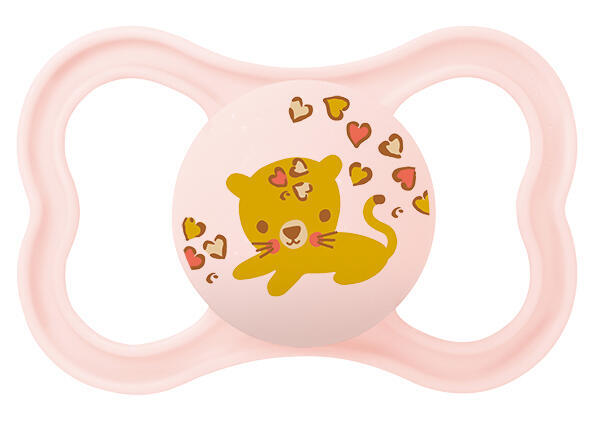 MAM PACIFIER AIR 6+, roz/tigru