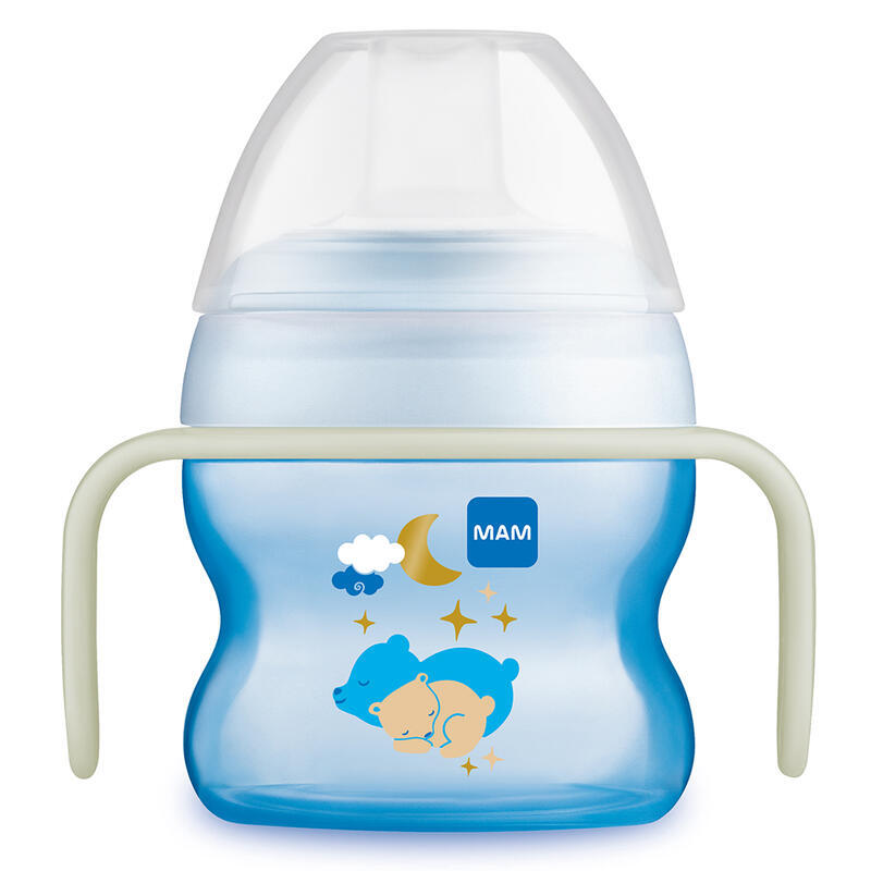 MAM STARTER CUP NIGHT 150 ml, 4+ luni, ursuleț