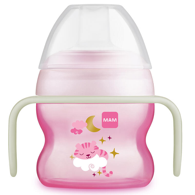 MAM STARTER CUP NIGHT 150 ml, 4+ luni, tigru