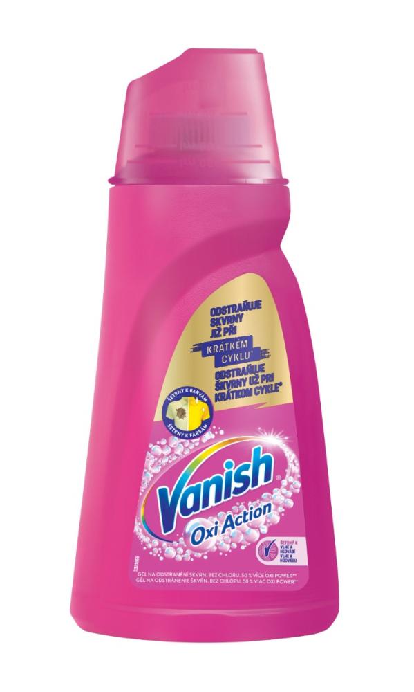 Vanish Gel de ruj Oxi Action 1L 10 bucăți roz (NOU) buc.