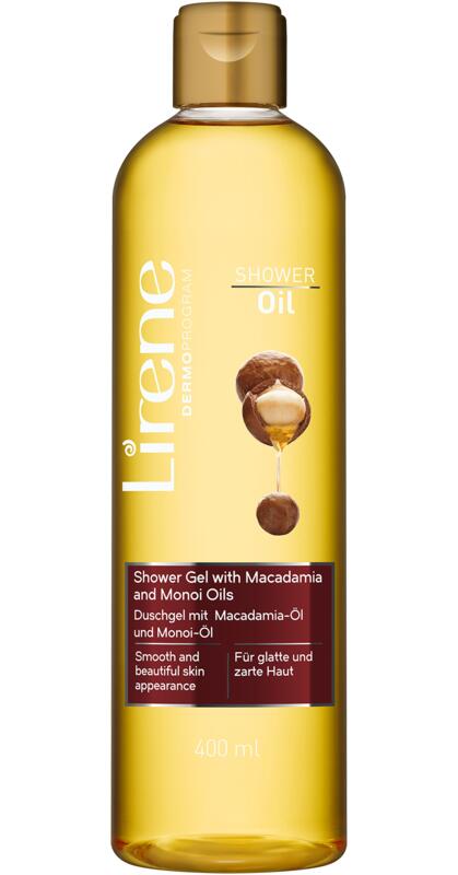 LIRENE SG cu ulei de macadamia și monoi, 400 ml