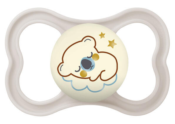 MAM PACIFIER AIR NIGHT 6+, gri/koala