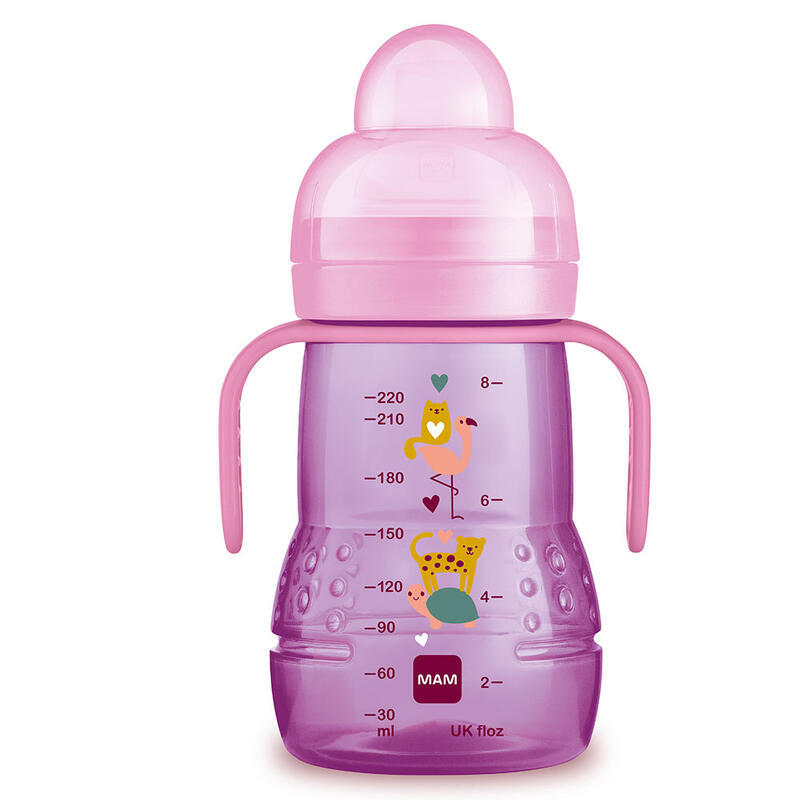 MAM TRAINER+ 220ml 4+, violet